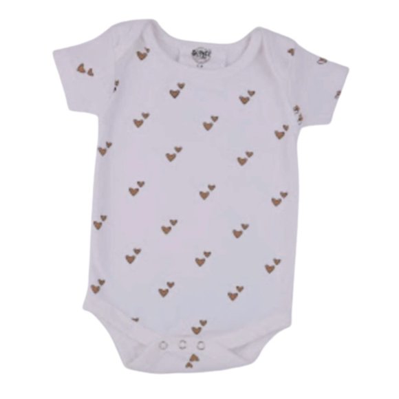 New Born Baby Organic Cotton Rompers Onesies Bodysuits (Pack of 3)(0-6m ) (6-9m) - Picture 3 of 7